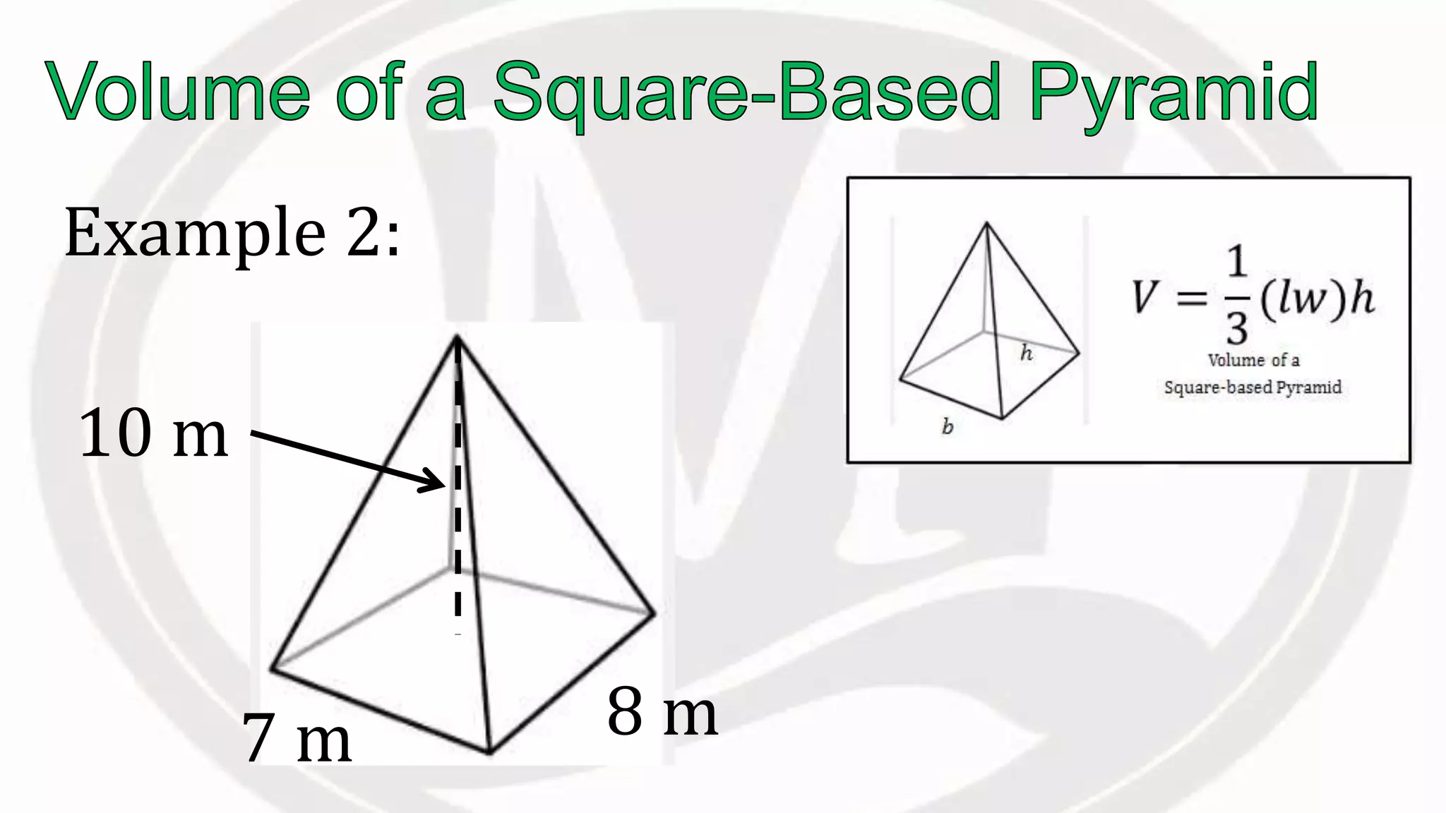 Example 2:
8 m7 m
10 m