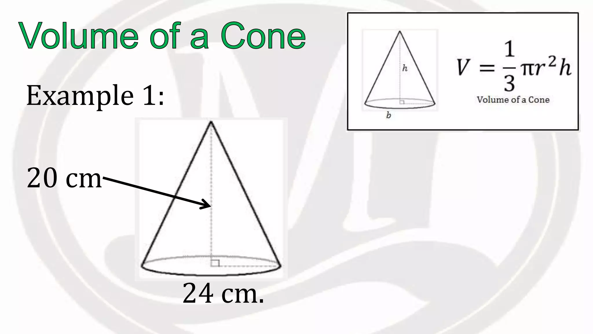 Example 1:
24 cm.
20 cm