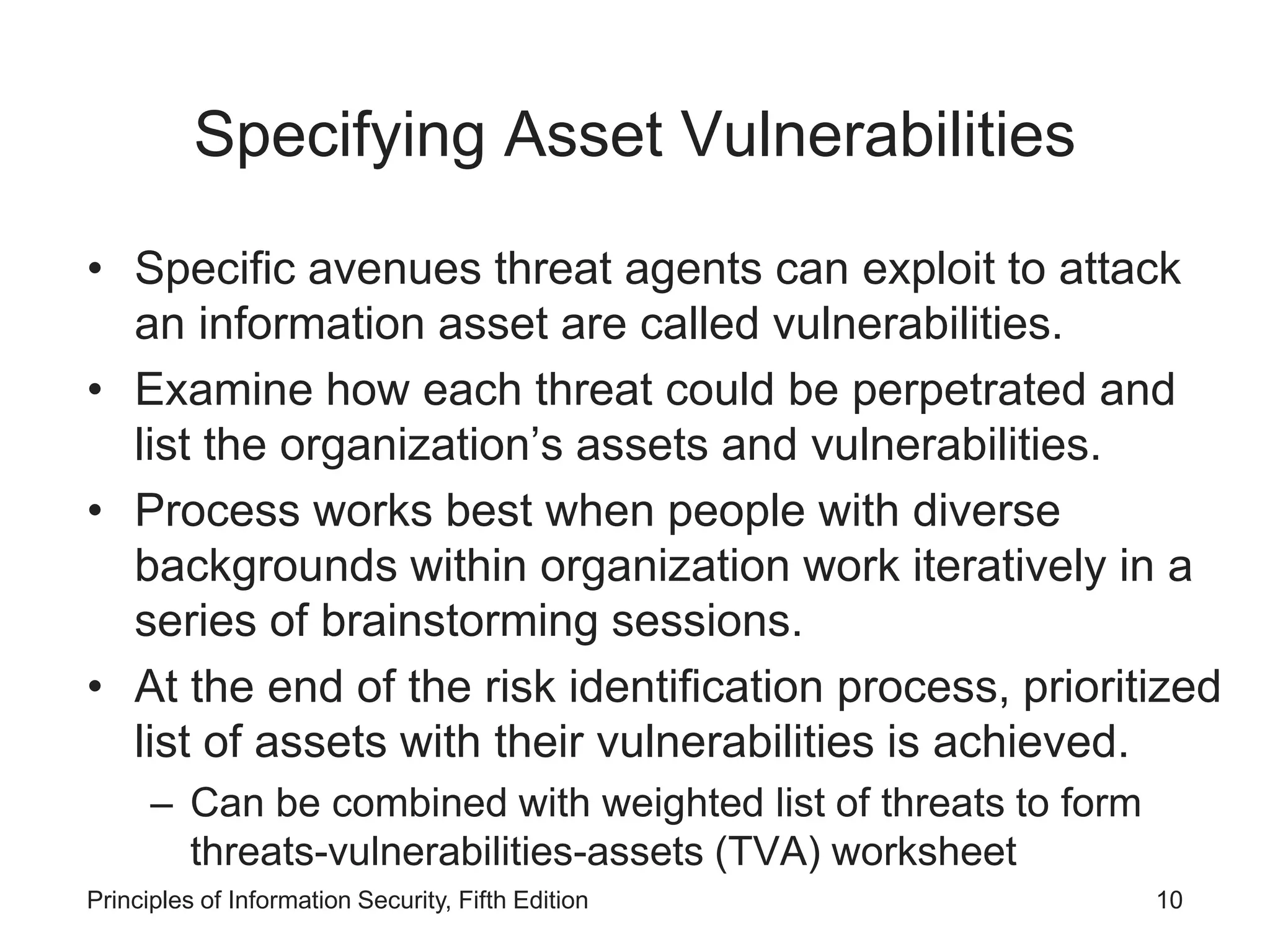 Lesson 2- Information Asset Valuation