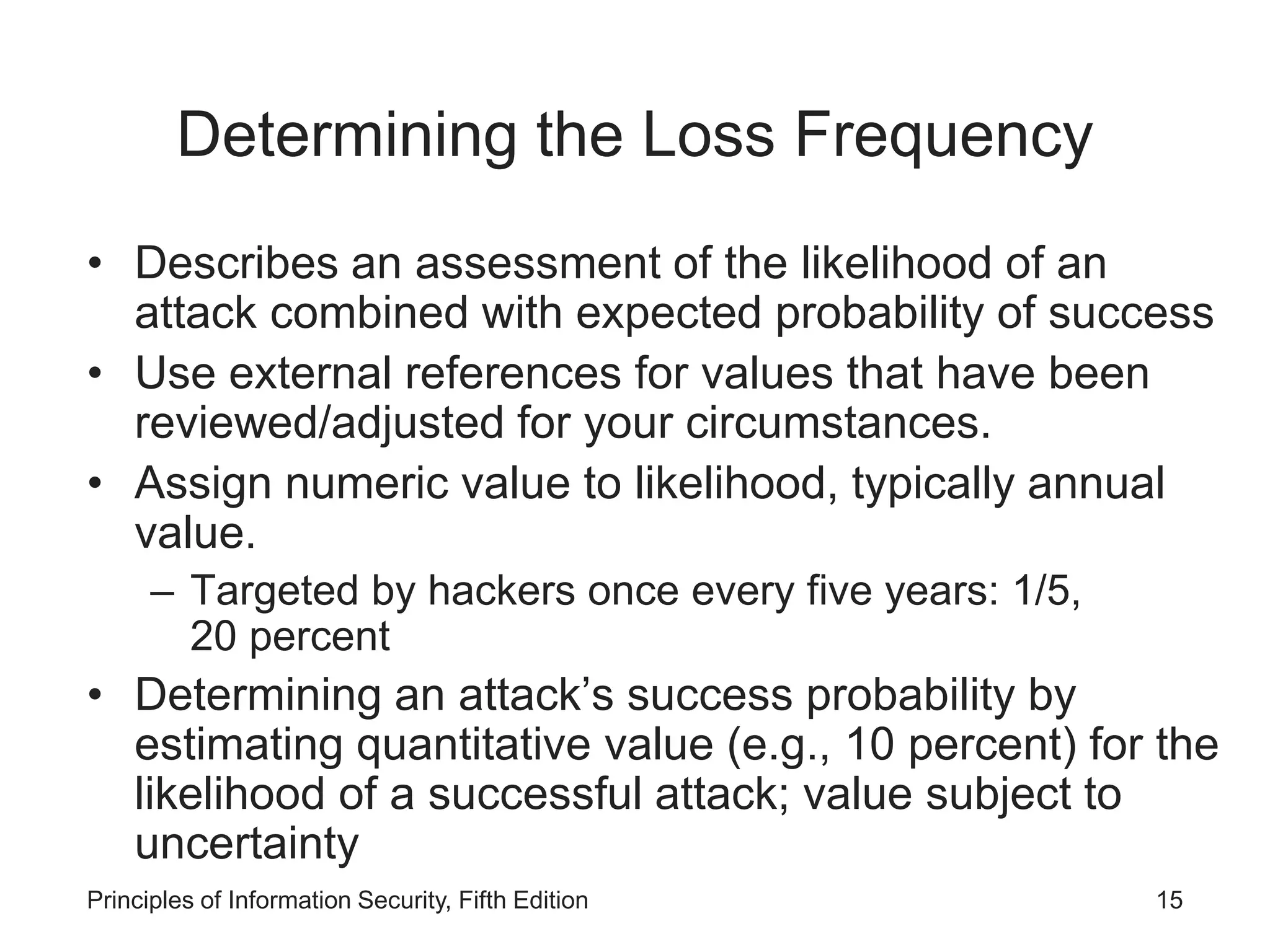 Lesson 2- Information Asset Valuation