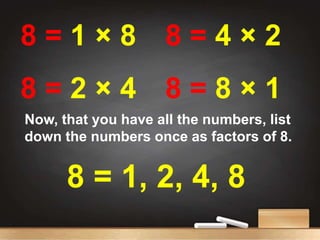 Factors And Common Factors PPTX factors-and-common-factors-pptx
