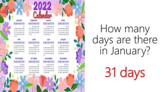 Time by Months, Weeks and Days | PPTX
