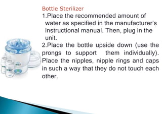 3.Cover the sterilizer and turn on the unit.
Sterilization typically takes about 10
minutes with an automatic cycle that
r...