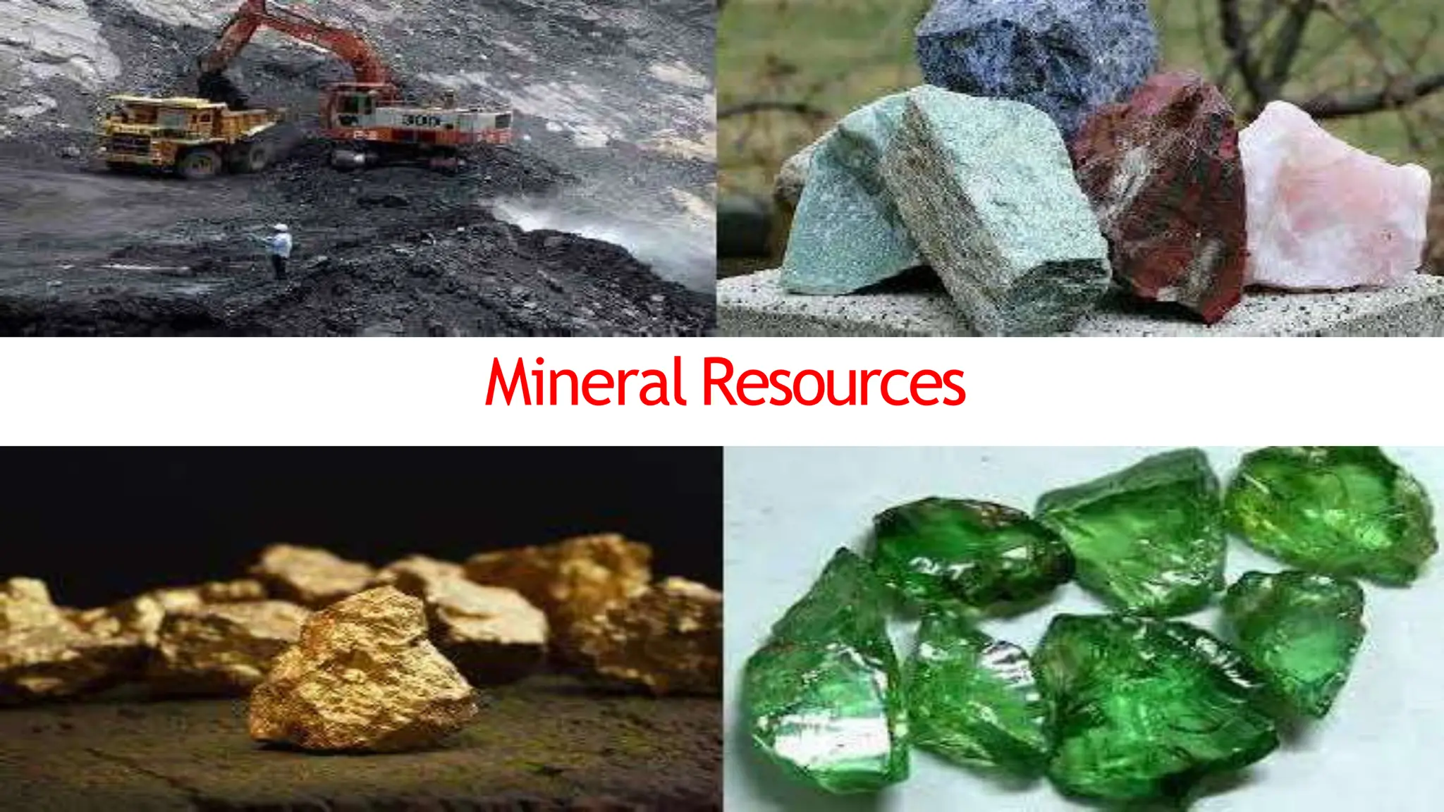 Mineral Resources
 