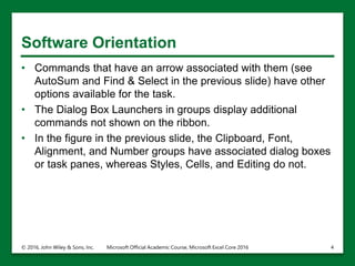 Working with excel.ppt Microsoft 2016.pt
