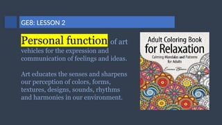 Lesson 2.1 Functions of Art-GE8 Art.pptx