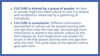 LESSON2- The concept, aspects and changes in/of culture, society and ...