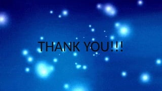 THANK YOU!!!
 