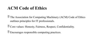 Lesson 2: Ethical Codes for Social and Prof Issues.pptx