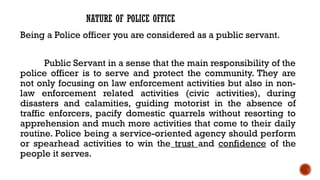 Law enforcement operations with crime mapping | PPTX