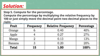 Frequency Distribution Math LESSON 2.pptx math 7 quarter 3 frequency distribution table | PPTX