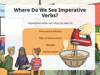 Imperative Powerpoint Examples Imperatives verbs power point slides for grade 2 | PPTX
