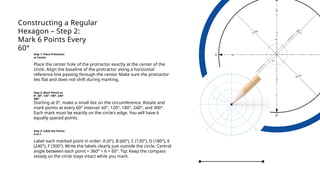 Drawing and Constructing Regular Polygons Using Geometric Tools | PPTX