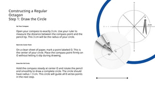 Drawing and Constructing Regular Polygons Using Geometric Tools | PPTX
