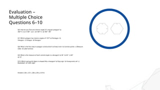 Drawing and Constructing Regular Polygons Using Geometric Tools | PPTX