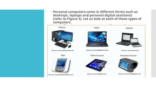 Comprehensive Overview of Computer Hardware and Types | PPTX