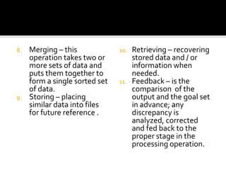 Lesson 2 data processing | PPTX