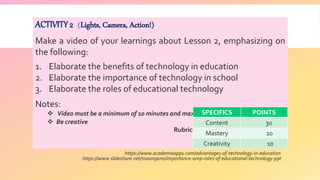 Lesson 2 educational technology | PPTX