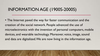 The Evolution of Media: From Prehistoric to Digital Age Communication ...