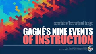 GAGNÉ’SNINEEVENTS
OF INSTRUCTION
 