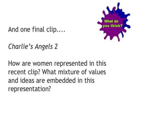 Lesson 2 - Representation - Gender and stereotypes