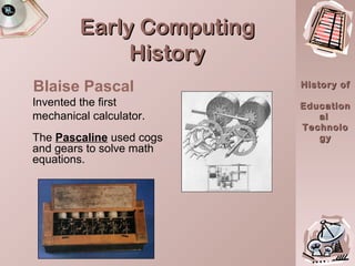 Who Invented Cogs Lesson 2 history of ed tech | PPT