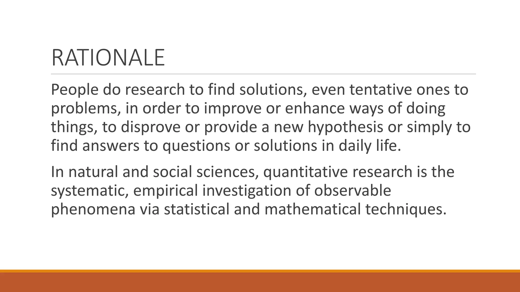 Lesson 2 importance of quant r | PPTX