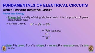 Lesson 2 - Ohm's Law and Resisitive Circuits 2.pptx