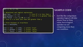 Scanner By Operator Lesson 2 - C++ Operators and Scanner.pptx