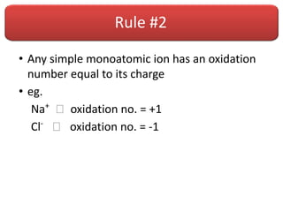 Comprehensive Guide to Assigning Oxidation Numbers in Redox Reactions | PDF