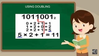 USING DOUBLING
 