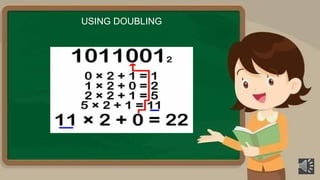 USING DOUBLING
 