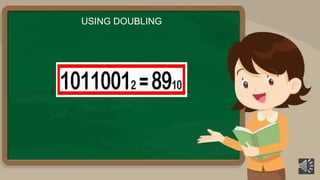 USING DOUBLING
 