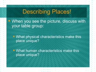 Physical & Human Characteristics | PPT