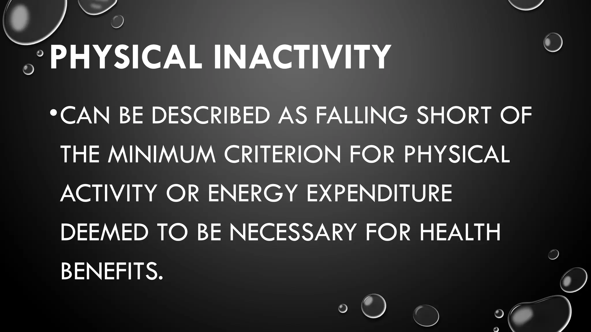 Physical Inactivity and Noncommunicable Diseases | PPTX