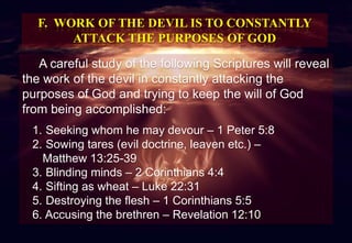 The Doctrine of the devil | PPTX