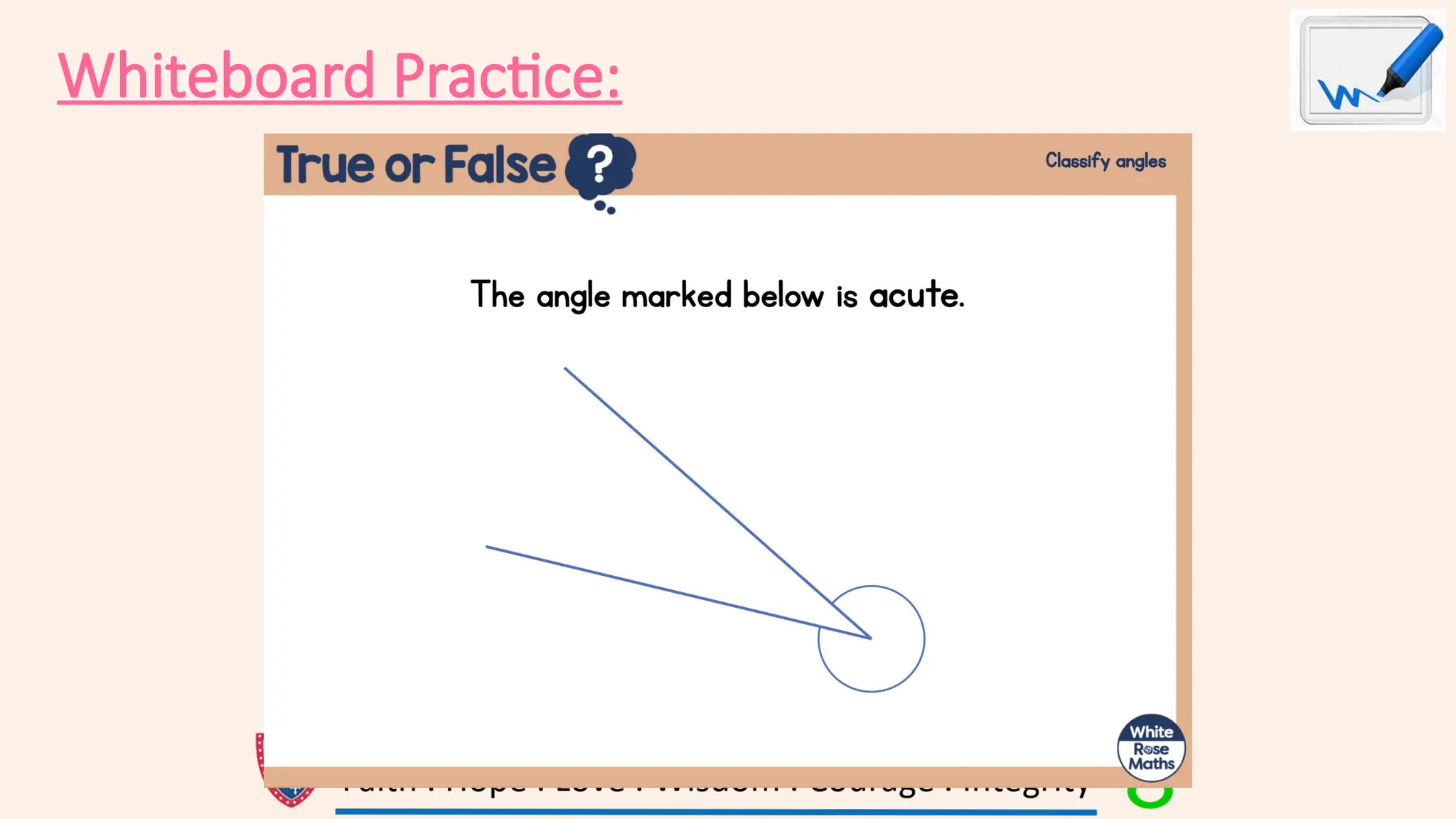 Whiteboard Practice:
 