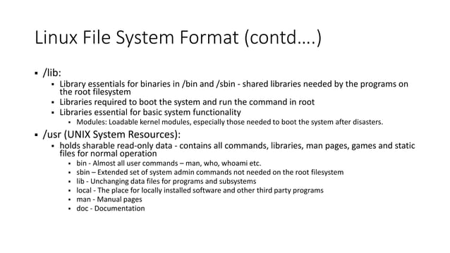 Lesson 2 Understanding Linux File System | PDF