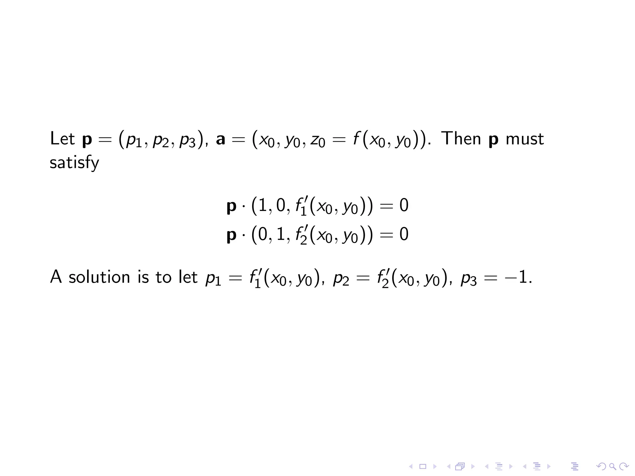 Lesson20 Tangent Planes Slides+Notes