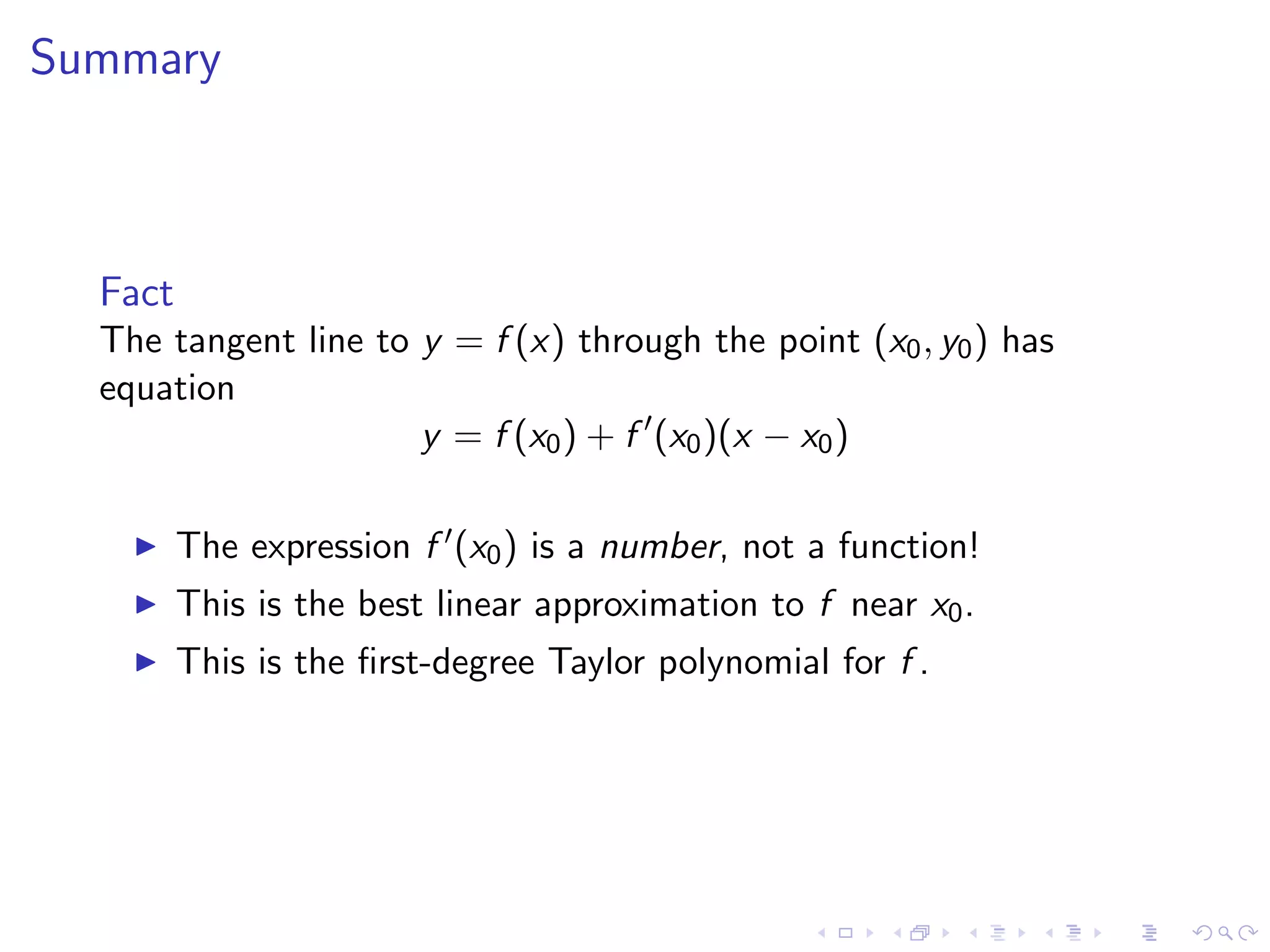 Lesson20 Tangent Planes Slides+Notes