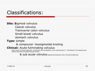 Lesson 20- Volvulus.pdfcjjchxhxhzxhjxxjxjxjjxxjjx | PDF