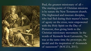 Lesson 2 – Transcultural Missions: To their Origin in the Nature of God ...
