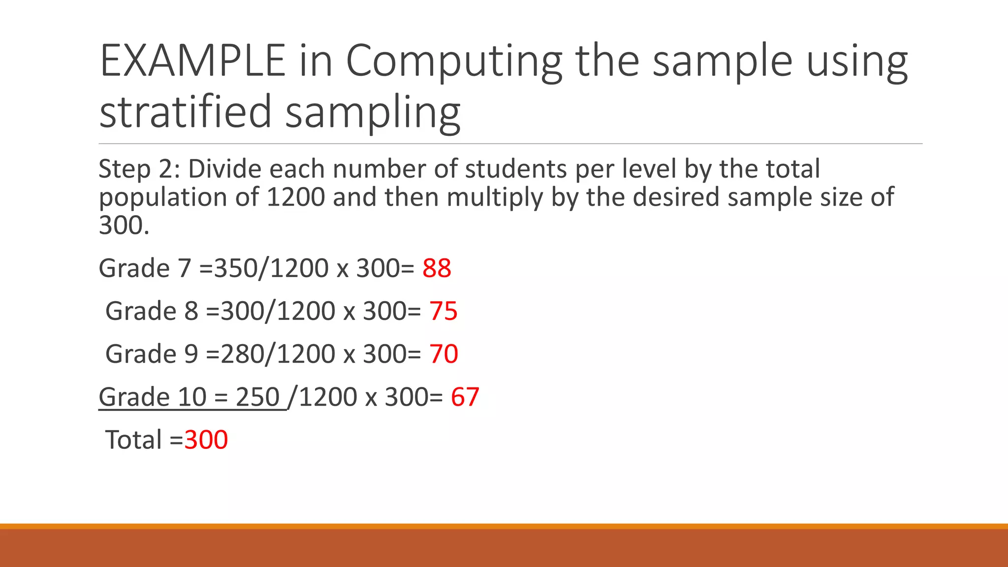 Lesson 20 describing sample size and sampling procedures | PPTX