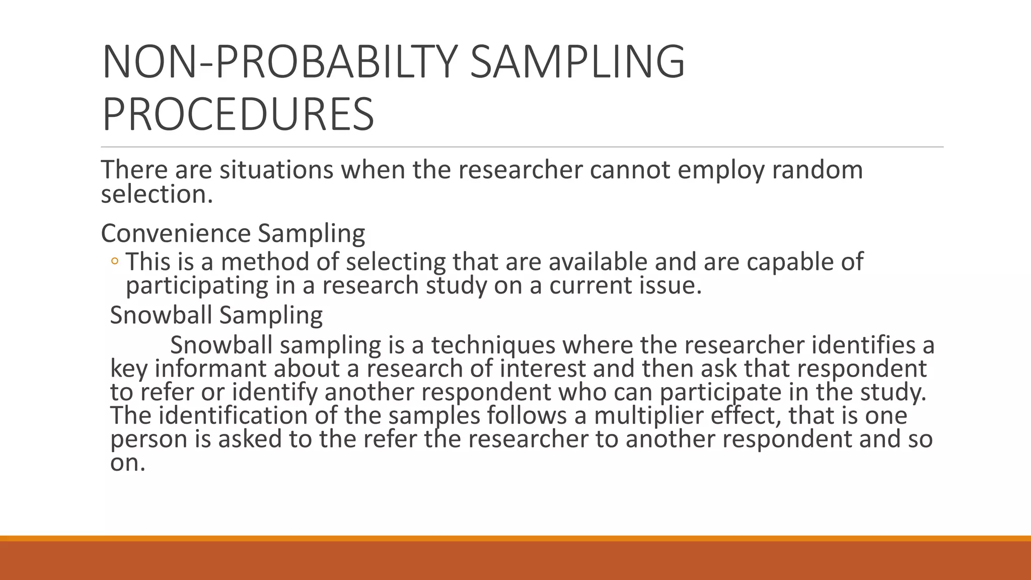 Lesson 20 describing sample size and sampling procedures | PPTX
