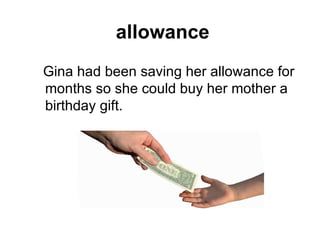 allowance ,[object Object]