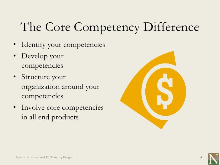 core competency (core competencies)