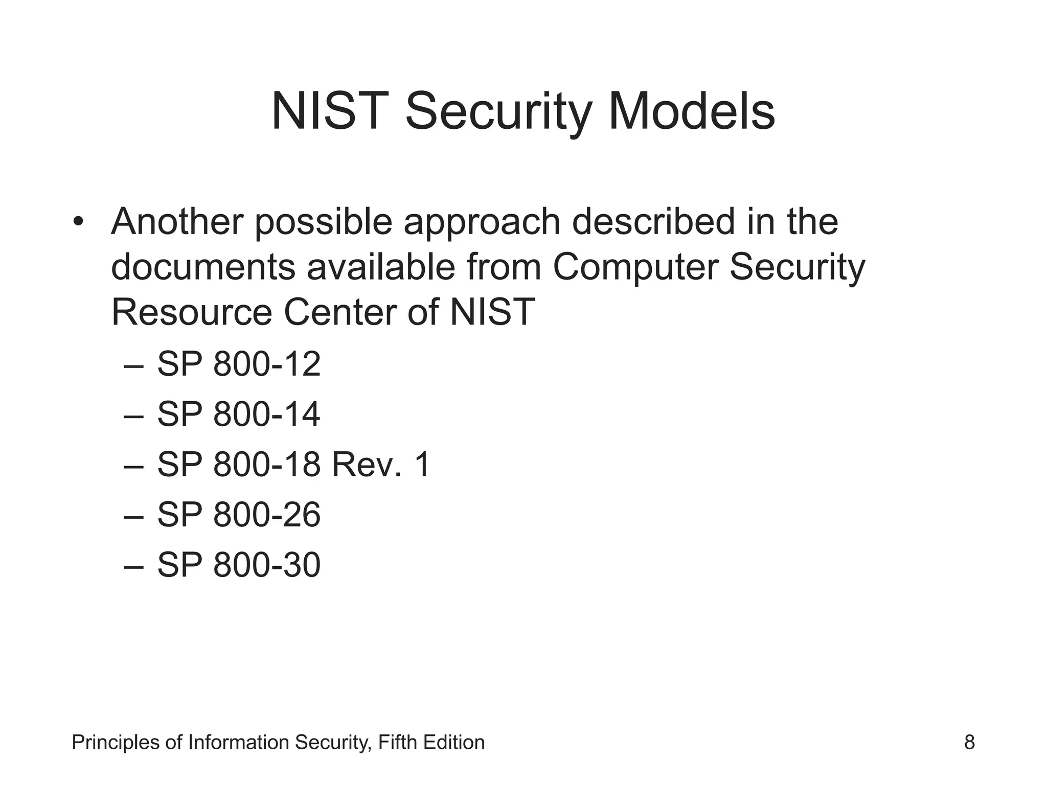 Lesson 2 - System Specific Policy