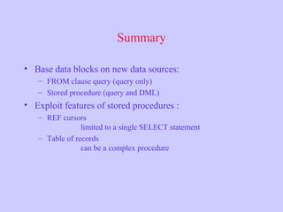 Oracle Forms: Data Blocks on Different Sources | PPT
