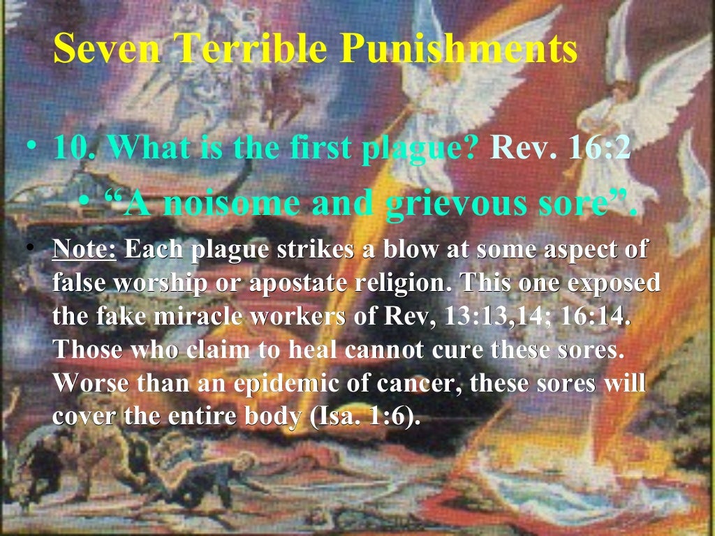 Lesson 22 revelation seminars the seven plagues of revelation