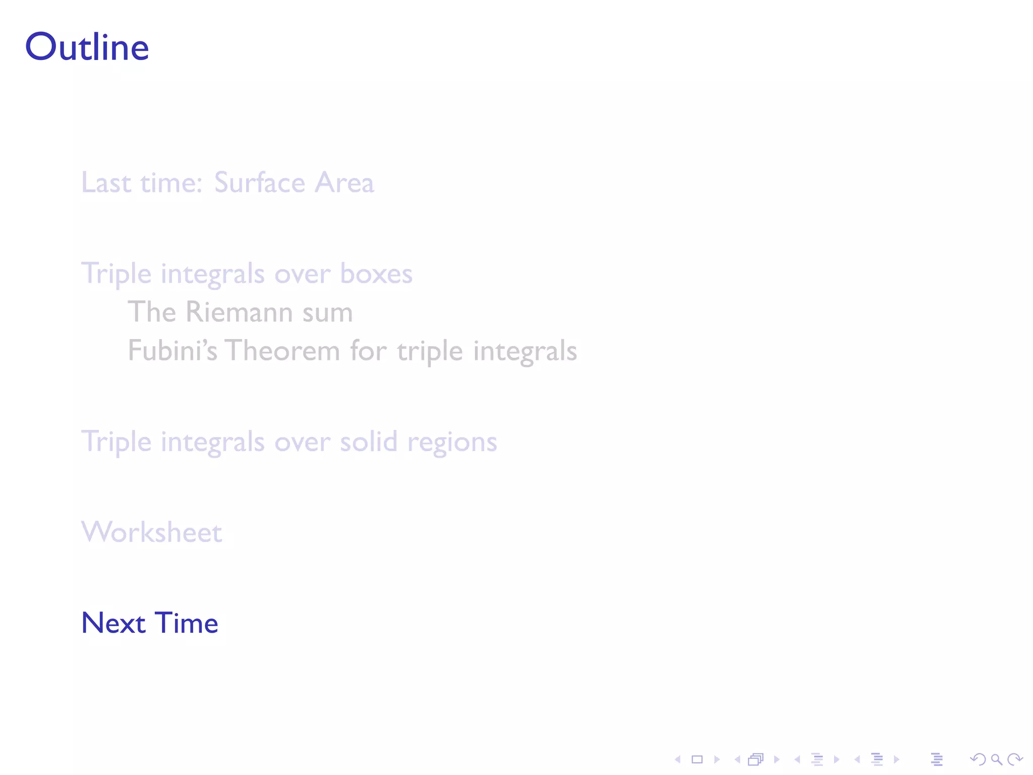 Lesson 22: Triple Integrals